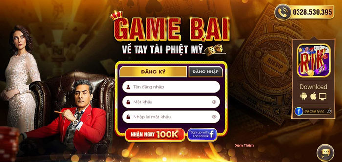 Tổng quan về cổng game Rikvip